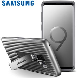 Samsung Beschermende staande hoes (Galaxy S9+), Smartphonehoes, Zilver