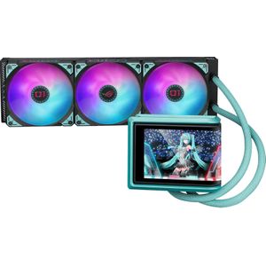 ASUS Wak Rog Ryuo Iv Slc 360 Argb Miku, CPU waterkoelers, Veelkleurig