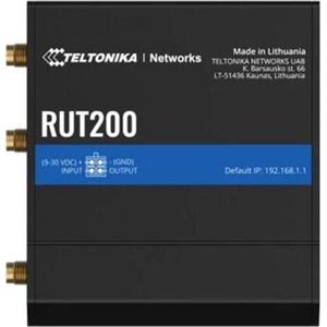 Teltonika - RUT200 - Router - Zwart - 4G LTE - Wi-Fi - Ethernet-poorten