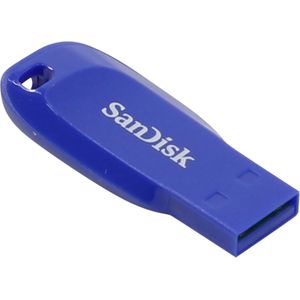 SanDisk - Cruzer Blade - USB-stick - Blauw - 64 GB