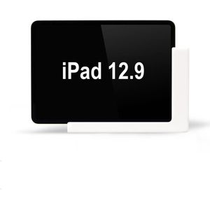 TabLines TWP025W Muurbeugel voor Apple iPad Pro 12.9 (1e/2e generatie), wit, Tablethouder