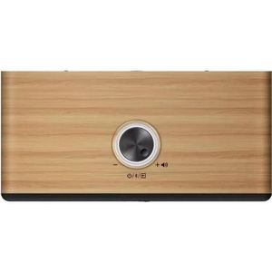 Genius SP-HF505BT Bluetooth-Lautsprecher hellbraunes Holz, Bluetooth luidspreker, Bruin