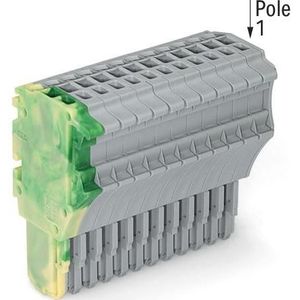 10x Wago 1-draads vrouwelijke multipoint connector, Elektronica benodigdheden + Behuizing, Groen