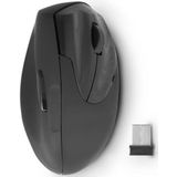 Urban Factory - Draadloze Ergo - Muis - Zwart - Ergonomisch - Draadloos
