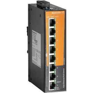 Weidmüller - IE-SW-EL08-8POE - Netwerkschakelaar - Ethernet - 8 Havens - PoE