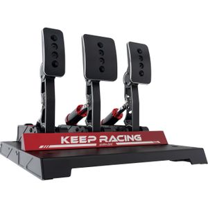 Simagic - P1000 - Pedalset - Zwart - Rood - 3 Pedalen