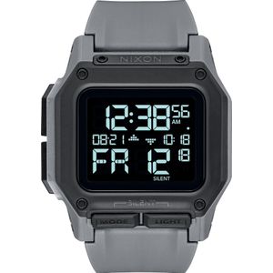 Nixon, Horloge, Regulus, Grijs, (Chronograaf, Digitaal horloge, 46 mm)