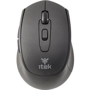Itek CLK W24B (Draadloze), Muis, Zwart