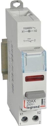 PULLER NC + LED ROOD 1MOD