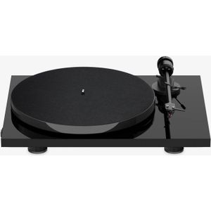 Pro-Ject PLATENSPELER E1-OM5E-UNI-ZWART, Platenspeler, Zwart