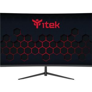 Itek Beeldscherm 24" GGC Full HD (Noir) 200Hz (1920 x 1080 Pixels, 23.60"), Monitor, Zwart, Grijs