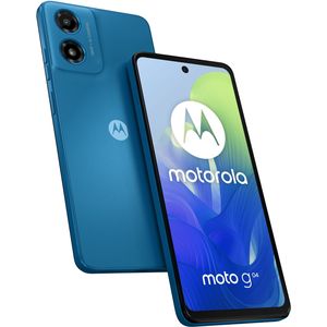 Motorola moto g04s 64 GB (64 GB, Satijnblauw, 6.60"", Dubbele SIM, 50 Mpx, 4G), Smartphone, Blauw