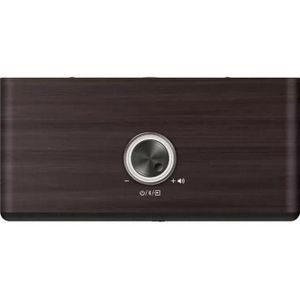 Genius SP-HF505BT Bluetooth-Lautsprecher dunkelbraunes Holz, Bluetooth luidspreker, Bruin
