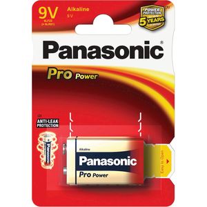 Panasonic Pro Power (1 Pcs., 9V, 680 mAh), Batterijen