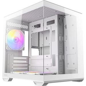 Antec - CX60M ARGB - Mini Tower Behuizing - Wit - Tempered Glass Paneel