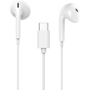 Canyon Hoofdtelefoon met microfoon SEP-6 TYPE-C HiRes geluid Wit (Bedraad), Koptelefoon, Wit