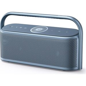 eufy Motion X600, Spatial Audio, draadloze HiR (12 h, Oplaadbare batterij), Bluetooth luidspreker, Blauw