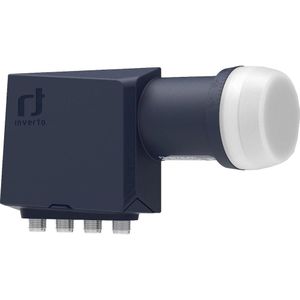 Inverto - Quad Premium LNB IDLP-QDL413-PREMU-OPN - LNB - Zwart - 40 mm - Full HD - 4K