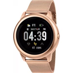 Sector, Horloge, R3251545501 S-01 Smart Unisex 46mm, Goud, (Digitaal horloge, 46 mm)