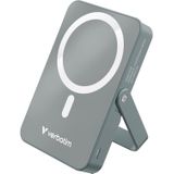 Verbatim Charge ‘n’ Go Power Bank with Stand Magnetic Wireless 10000mAh - Grey (10000 mAh, 35 W, 37 Wh), Powerbank, Grijs