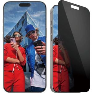 PanzerGlass Screenprotector - iPhone 16 Pro Max - Privacy - Zwart