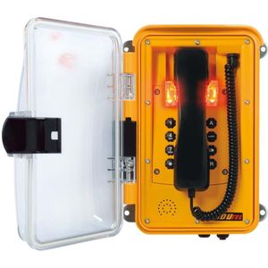 FHF Funke 11264506 Telefoon InduTel-LED geel - Analoge telefoon - TCP/IP - Analoge telefoon, Telefoon, Geel