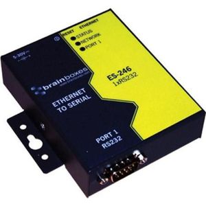 Brainboxes Ethernet 1 poort RS232 (RS-232), Netwerkkaarten, Veelkleurig