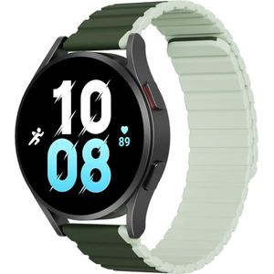 Dux Ducis Universeel magnetisch Samsung Galaxy Watch 6 Pro/6/6 Classic/5 Pro/5 Classic bandje (20mm LD) (20 mm, Plastic), Horlogebandjes, Groen