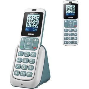 Brondi Amico Home (1.77", 2G), Sleutel mobiele telefoon, Zilver