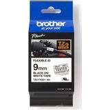 Brother Flexi Gloss Laminated Labelling Tape - 9mm labelprinter-tape TZ