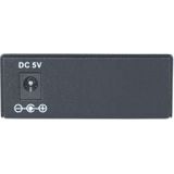 Intellinet - Media-omzetter - Netwerkschakelaar - Zwart - Ondersteunt glasvezel en koper