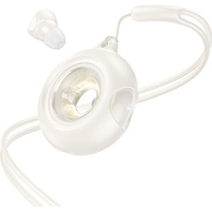 Hoco - EW71 - Koptelefoon - Wit - Draadloos - Mini Donut Oplaadcase