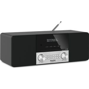 TechniSat - DIGITRADIO 3 ASA - Compact DAB+ Stereo-systeem - Zwart - Hout en Aluminium