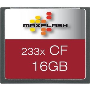 Memorysolution MAXFLASH Flash-geheugenkaart (16 GB, CF), Geheugenkaart