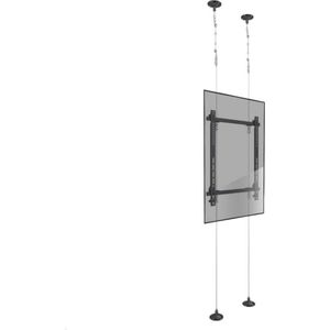 MonLines MDH011 TV vloer-/plafondbeugel met kabelsysteem 42 - 75 inch (Vloer, 75"", 30 kg), TV muurbeugel