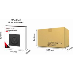 MiBoxer Synergy 21 LED Fernbedienung Rotating Wheel Remote 2,4GHz (w) dual white (CCT) *Milight/* (Apparaat-specifieke afstandsbediening, Radiofrequentie (RF)), Afstandsbediening, Wit