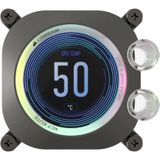 CORSAIR XC7 RGB Elite LCD Waterblok - Stealth Grijs - LCD-scherm 480 x 480 - USB-C