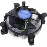 Intel E97379-003 Core i3i5i7 Socket 115011551156 4-pins connector CPU Coole (48.70 mm), Processorkoeler, Zwart