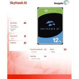 Seagate SkyHawk interne harde schijf 12 TB 7200 RPM 512 MB 3.5" SATA III