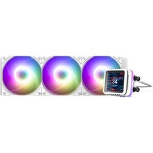 Zalman - KOI ALPHA2 DS 360mm AIO - Waterkoeler - Wit - Aluminium Radiator