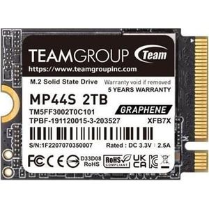 Team Group SSD 2TB 5.0/3.5G MP44S M.2 PCIe TEM (2000 GB, M.2 2230), SSD