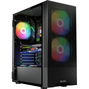 Logic - ARYA ARGB MINIDI - PC-behuizing - Zwart - ATX - USB 3.0