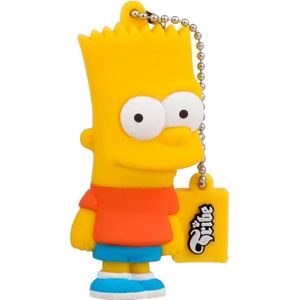 Tribe Bart Simpson (8 GB, USB-A), USB-stick, Veelkleurig