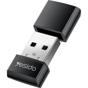 Yesido WiFi draadloze USB-A adapter 150Mbps (USB), Netwerkadapter, Zwart