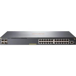 Aruba 2540-24G PoE+ (24 ports), Netwerkschakelaar, Zwart