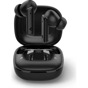 Spigen TWS Hoofdtelefoon SA2402 ANC PRO zwart (ANC, 30 h, Draadloze), Koptelefoon, Zwart