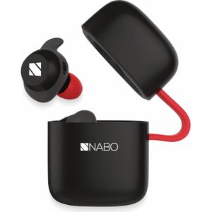 NABO T SPORT True draadloze sporthoofdtelefoon zwart (Draadloze), Koptelefoon, Zwart