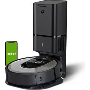 iRobot Roomba i7+, Robot stofzuiger, Zwart