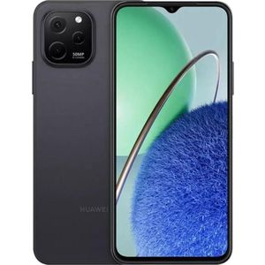 Huawei Nova Y61 (64 GB, Middernachtelijk zwart, 256.69", Dubbele SIM, 4G), Smartphone, Zwart