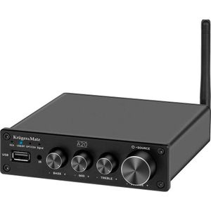 Krüger&Matz - A20 - Stereoversterker - Zwart